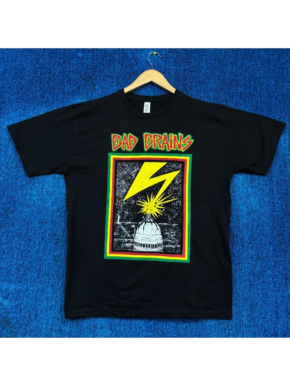 Bad Brains Capital Strike Punk T-Shirt Size Large